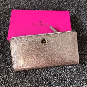 Kate Spade ♠️ Stacy Glitter bug Wallet